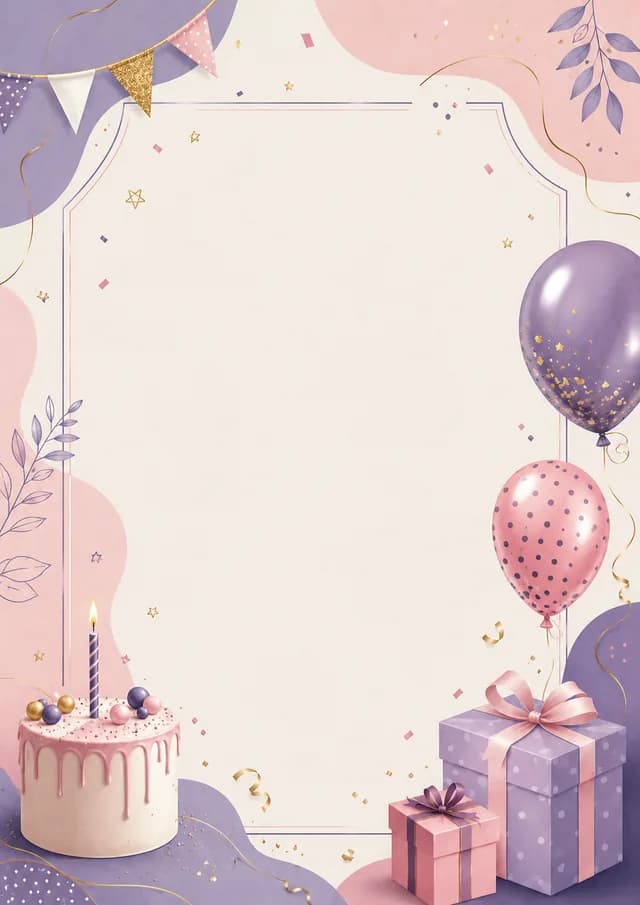 تصميم دعوة ميلاد 3