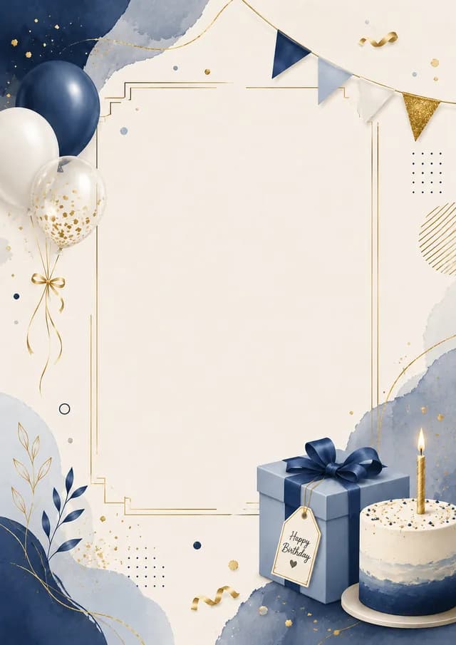 تصميم دعوة ميلاد 6