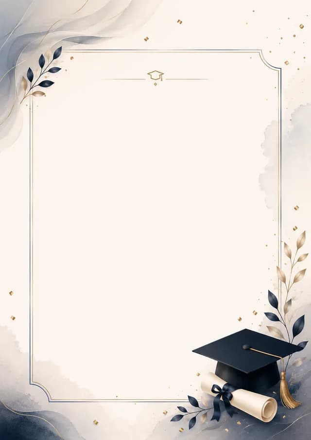 تصميم دعوة تخرّج 3