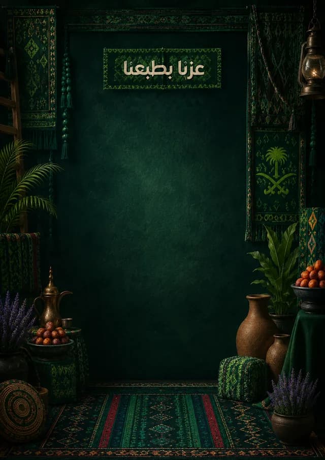 تصميم دعوة اليوم الوطني 1