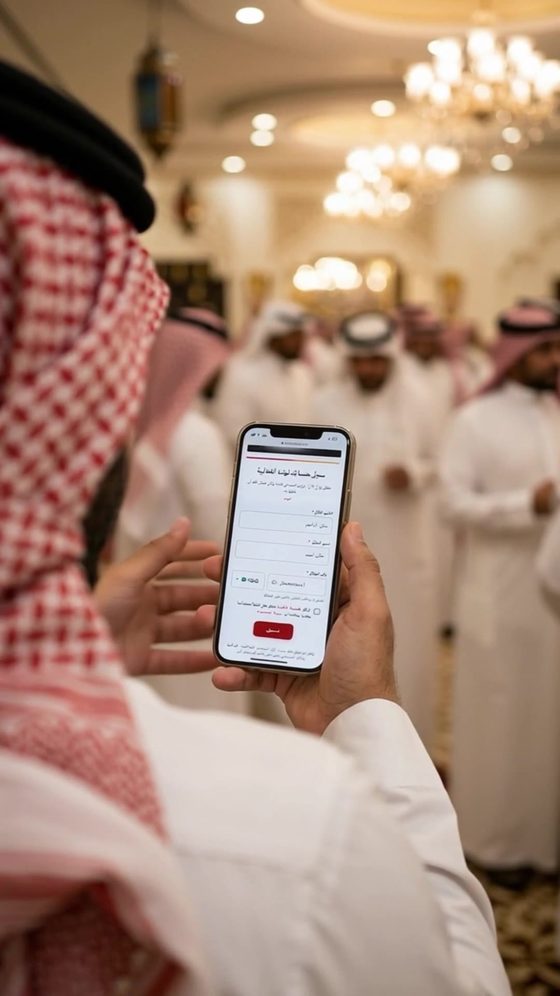 ضيف يفتح دعوته على واتساب في المناسبة